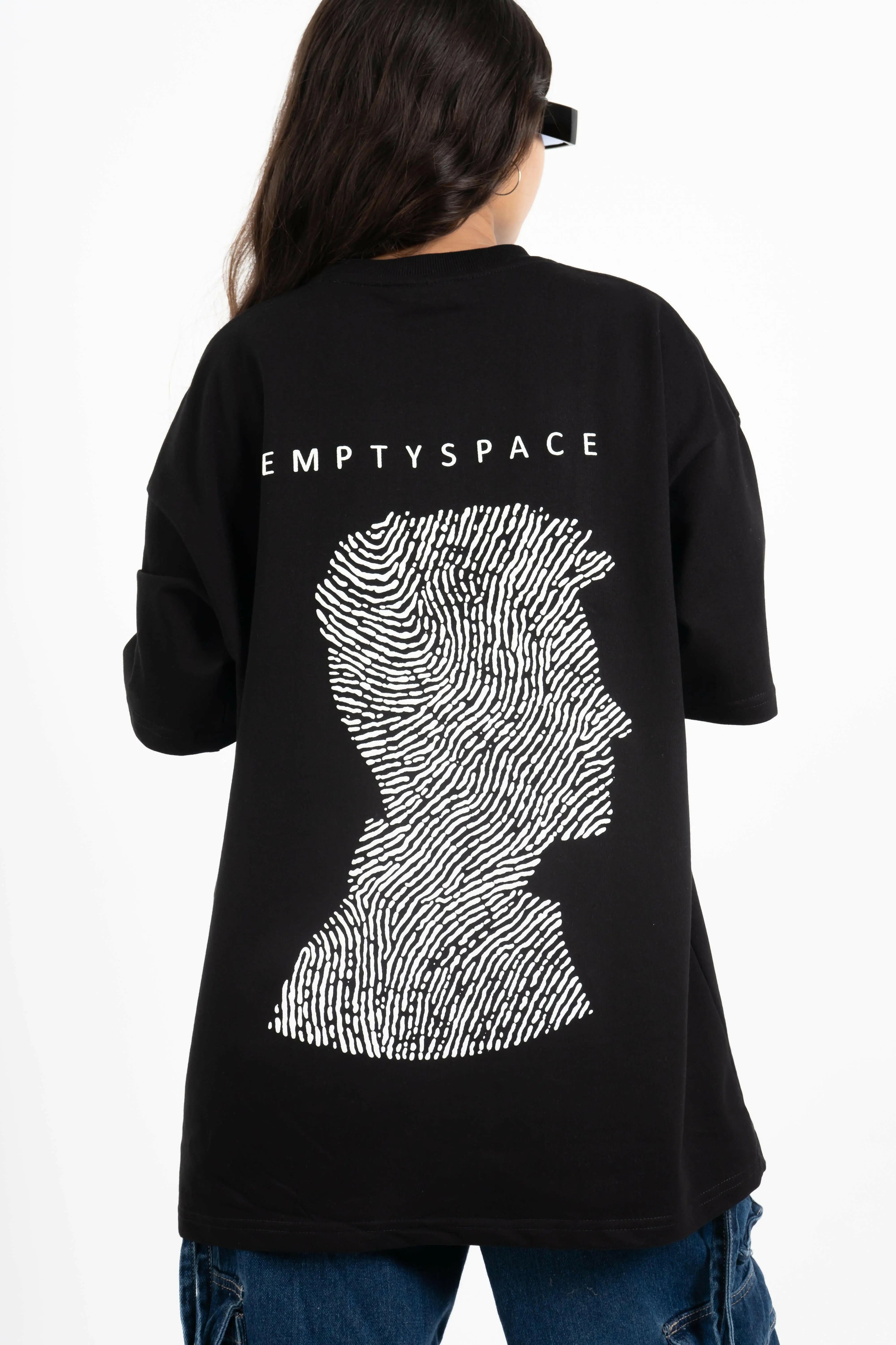Empty Space Oversized T-shirt - Urbose