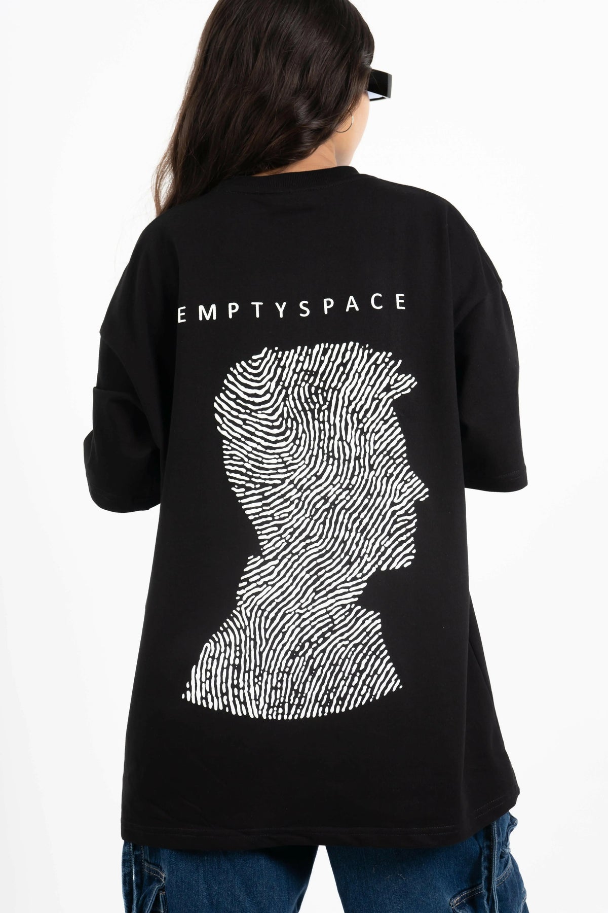 Empty Space Oversized T-shirt - Urbose