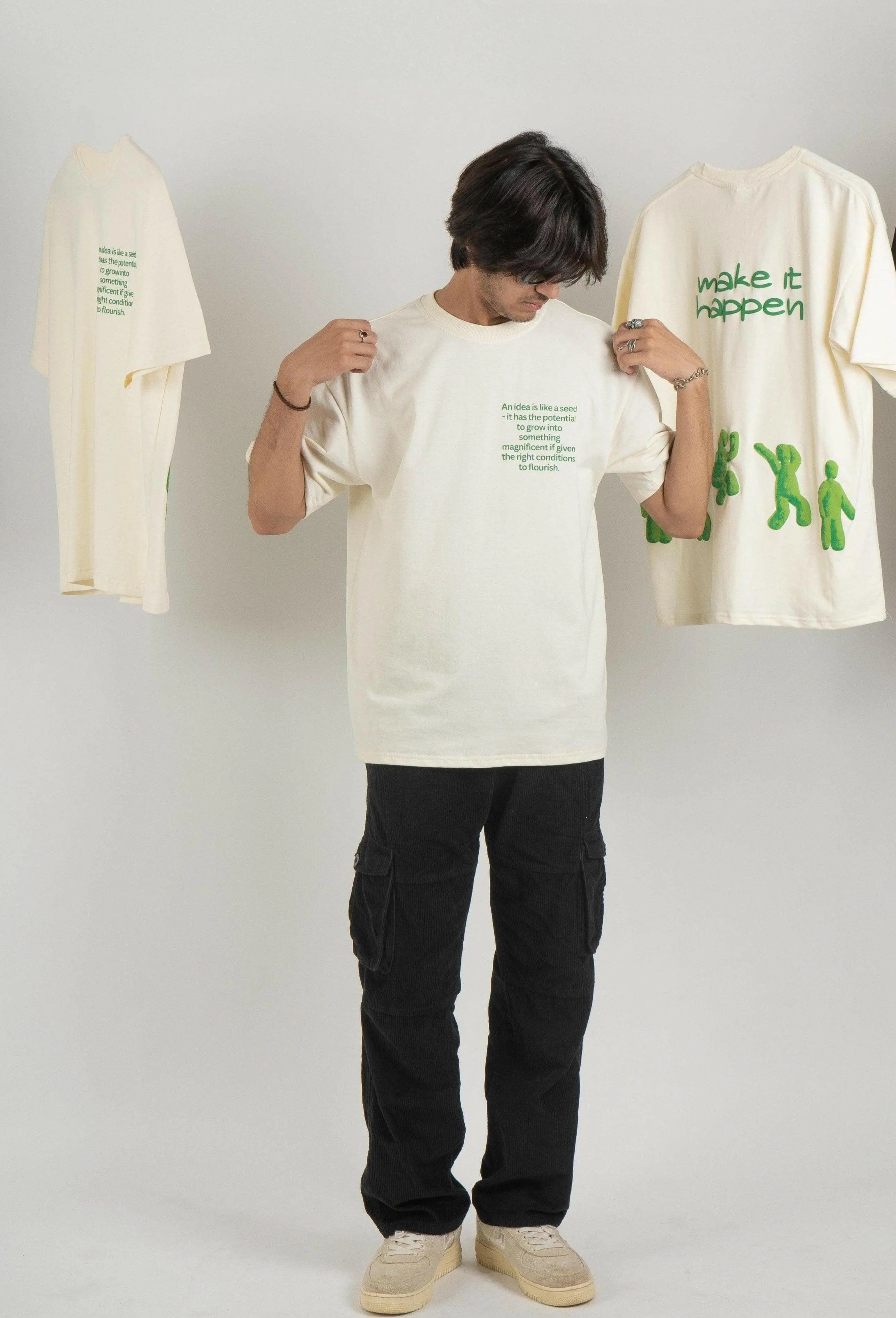 Make it happen Oversized T-shirt - Urbose